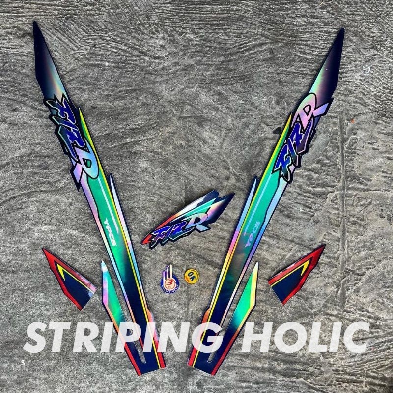 STRIPING FIZR 1997 1998 UNGU STIKER FIZ R