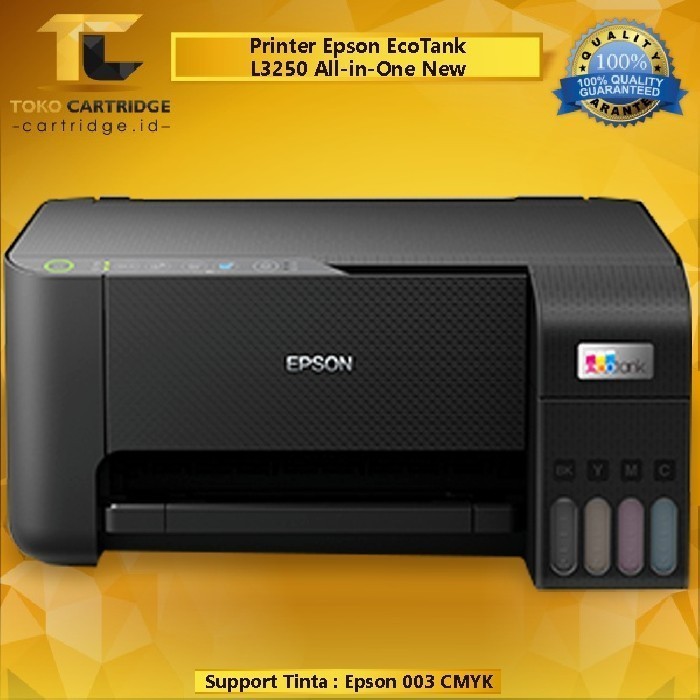 PROMO BIG SALE Printer Epson L3250 L 3250 Wifi Print Scan Copy Pengganti Epson L3150 - L3250 BLACK, 