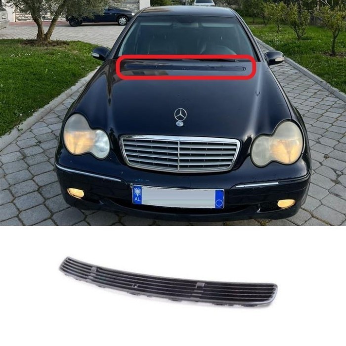 Mercedes W203 W209 Hood Grilles 2038801905 Kap Mesin Cover Mercy C200