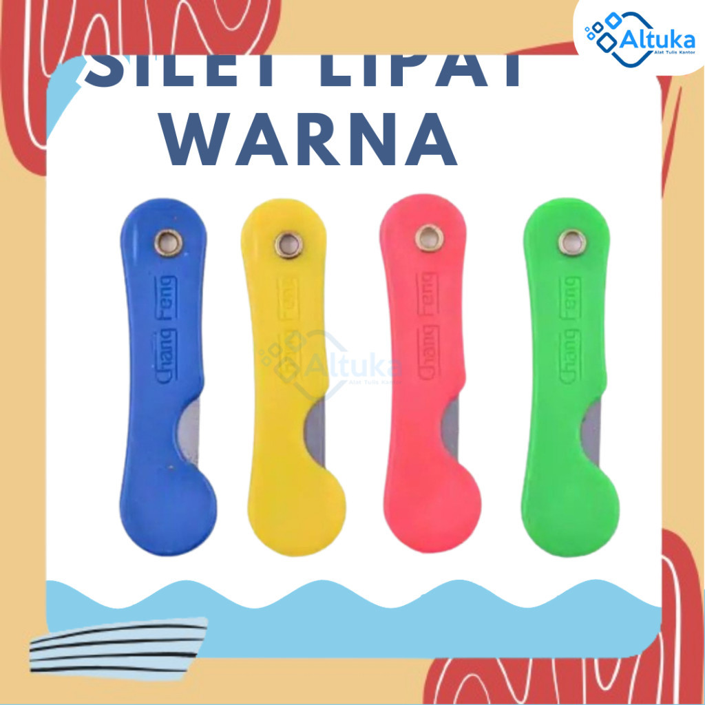 

Cutter mini / Silet / Pisau Kecil Warna Warni