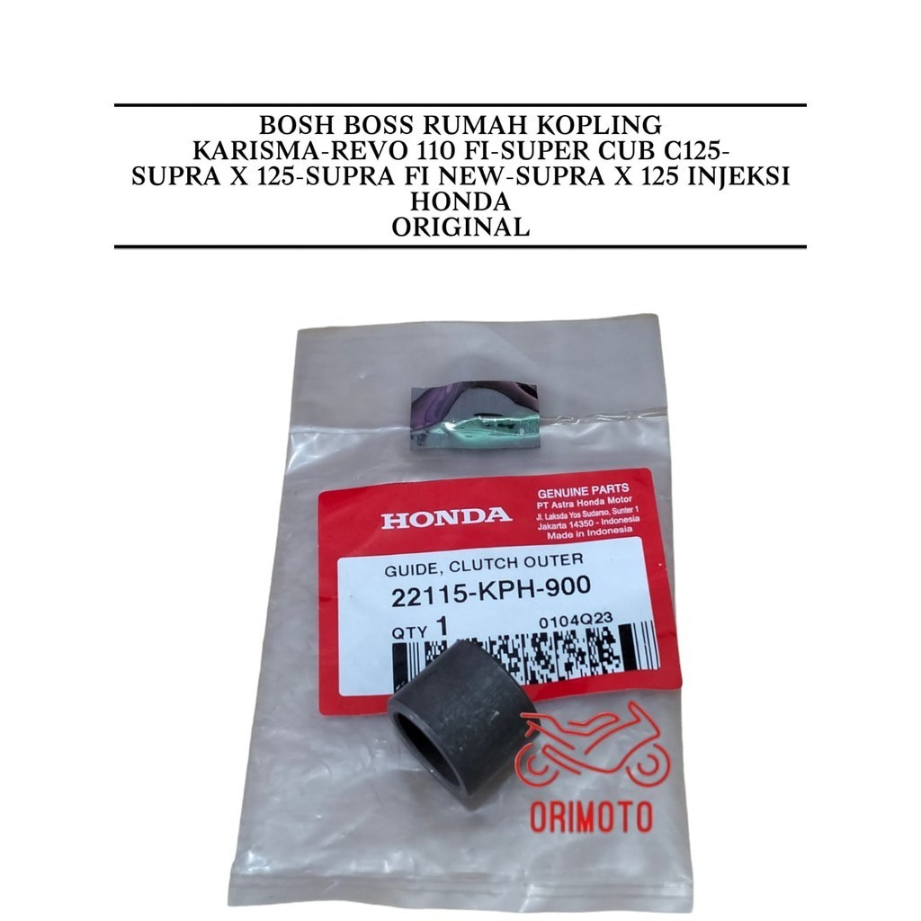 BOSS BOS BOSH RUMAH KOPLING KARISMA REVO 110 FI SUPER CUB C125 SUPRA X 125 HONDA 22115-KPH-900 ORIGI