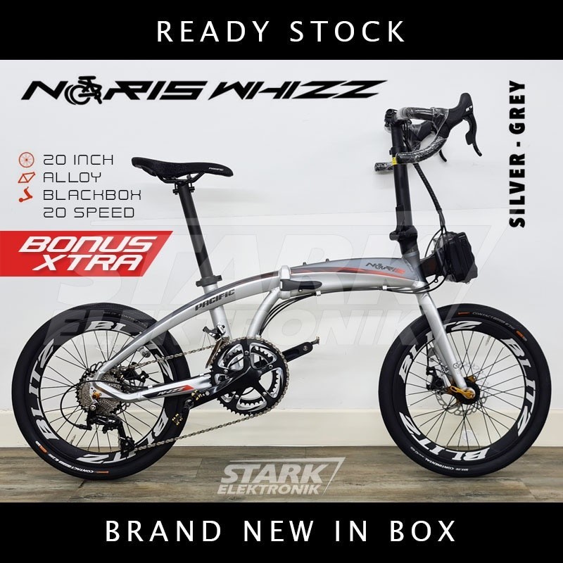 promo Pacific NORIS WHIZZ Sepeda Lipat Folding Bike