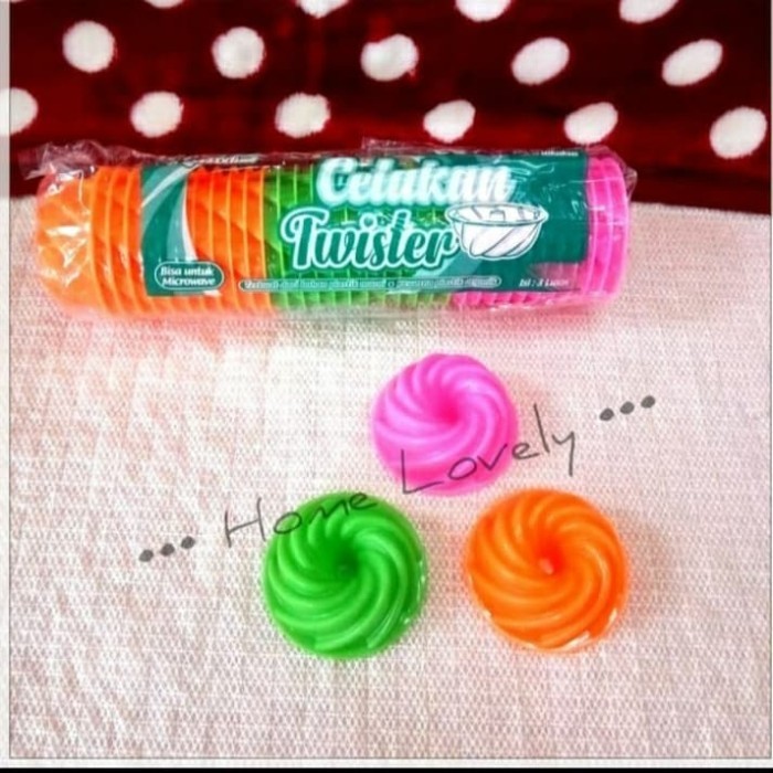 (3 lusin) Cetakan Twister / kue / Agar / pudding / Bolu kukus