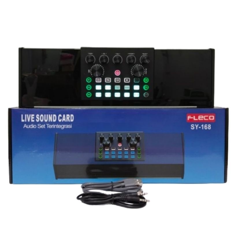 Soundcard Speaker Wireless Bluetooth Live Recording FLECO SY-168