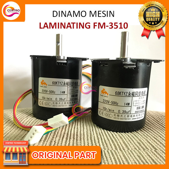 

Mabel Dinamo Mesin Laminating A3 FM-3510 | Dinamo Motor Laminating A3 - 10r/min
