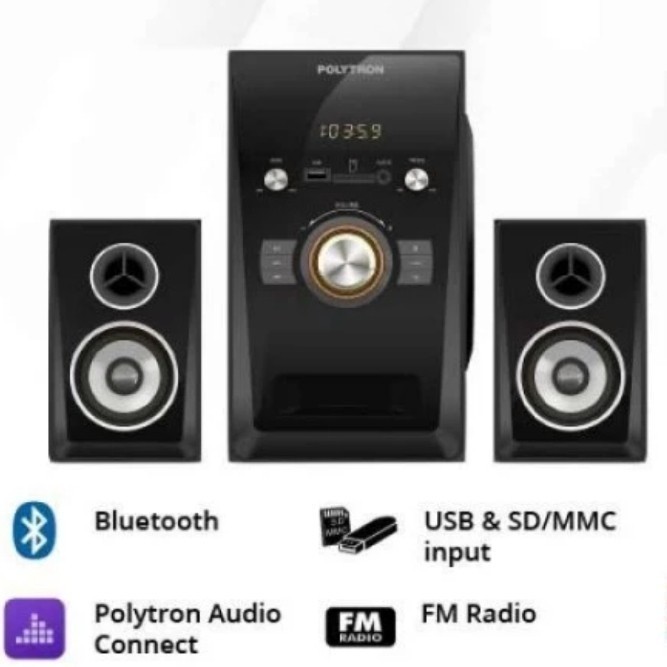 SPEAKER MULTIMEDIA POLYTRON PMA-9501FMB/W / PMA9501 / PMA 9501 FMB/W