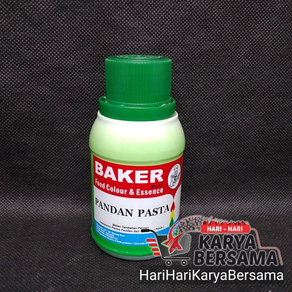 

BAKER BRAND FOOD COLOUR & ESSENCE PANDAN PASTA 110GR