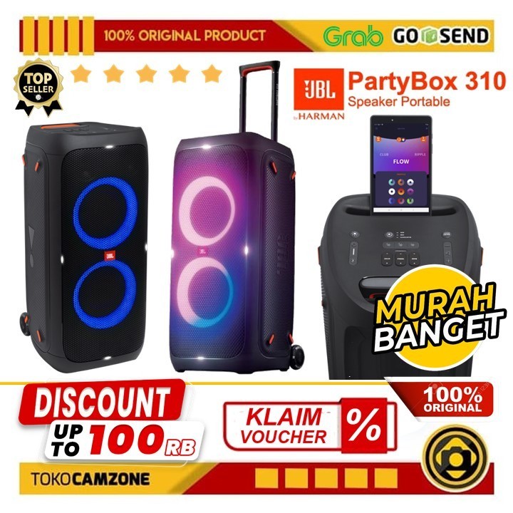 JBL Partybox 310 Speaker Original - GARANSI RESMI