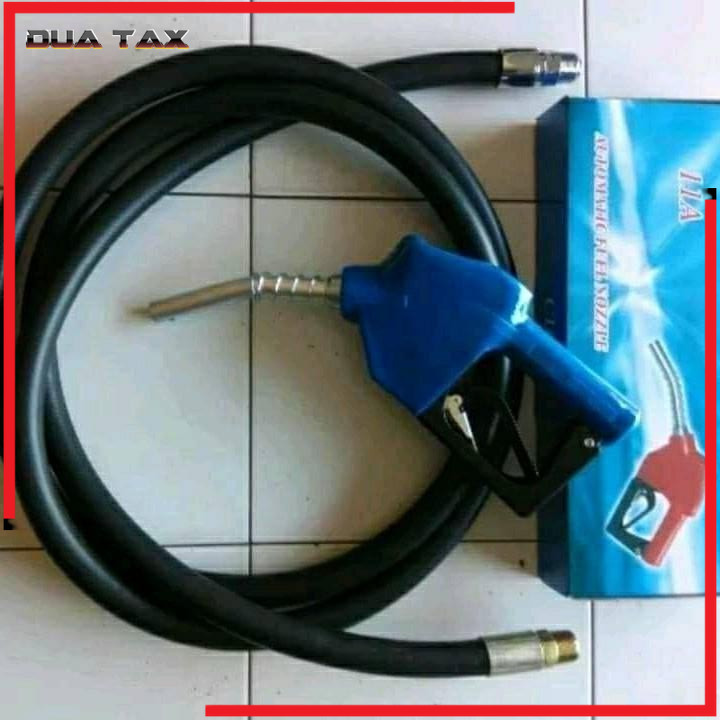 PAKET HOSE SWIPEL SELANG POM MINI PANJANG 5 METER + NOZZLE GUN 11 A SPBU POM MINI PERTAMINI