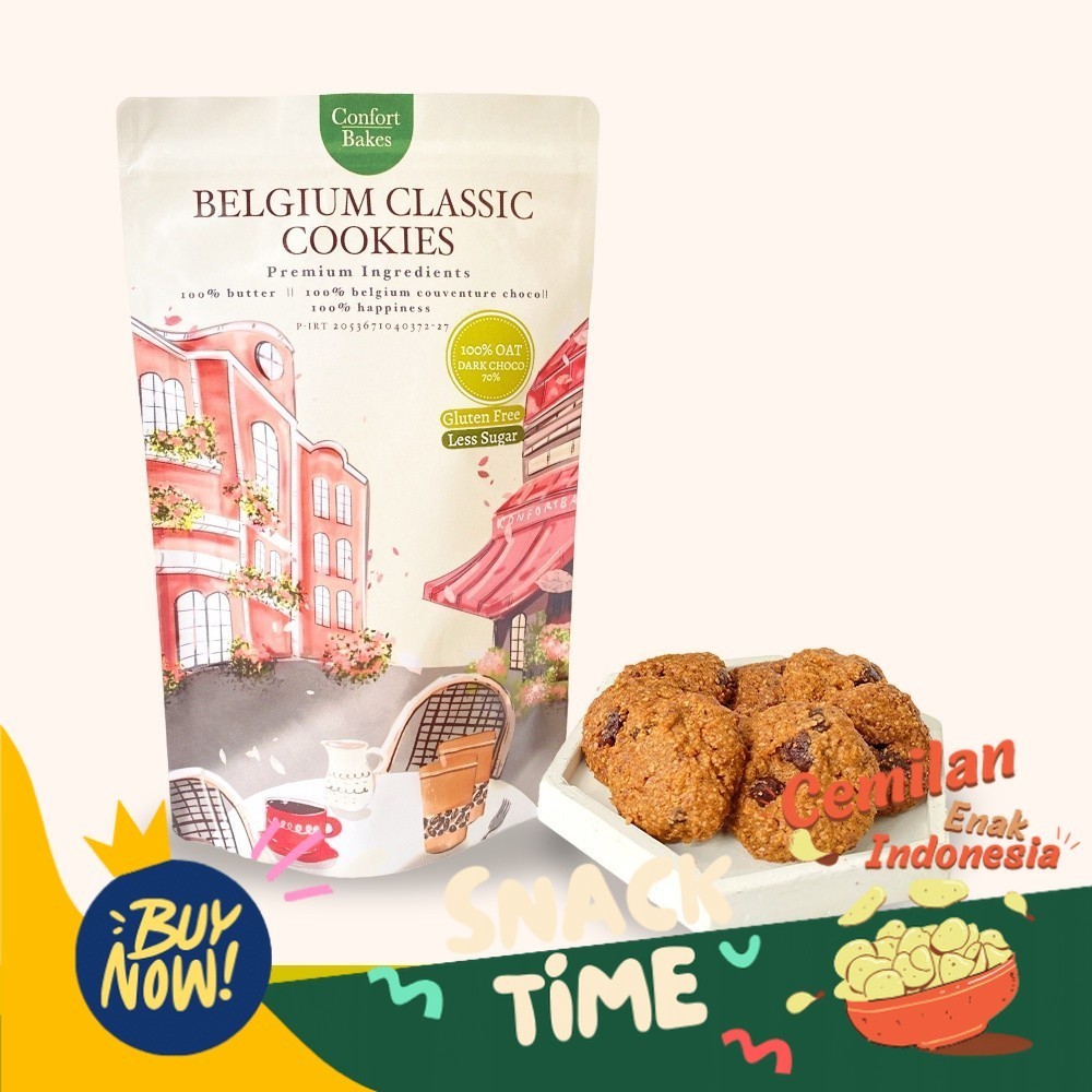 

Special Diskon Oat Belgium Classic Cookies - Gluten Free Untuk Diet Sehat