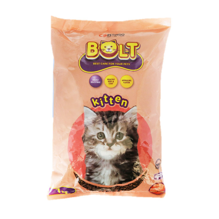 bolt kitten 1kg makanan kucing bolt kitten salmon 1kg