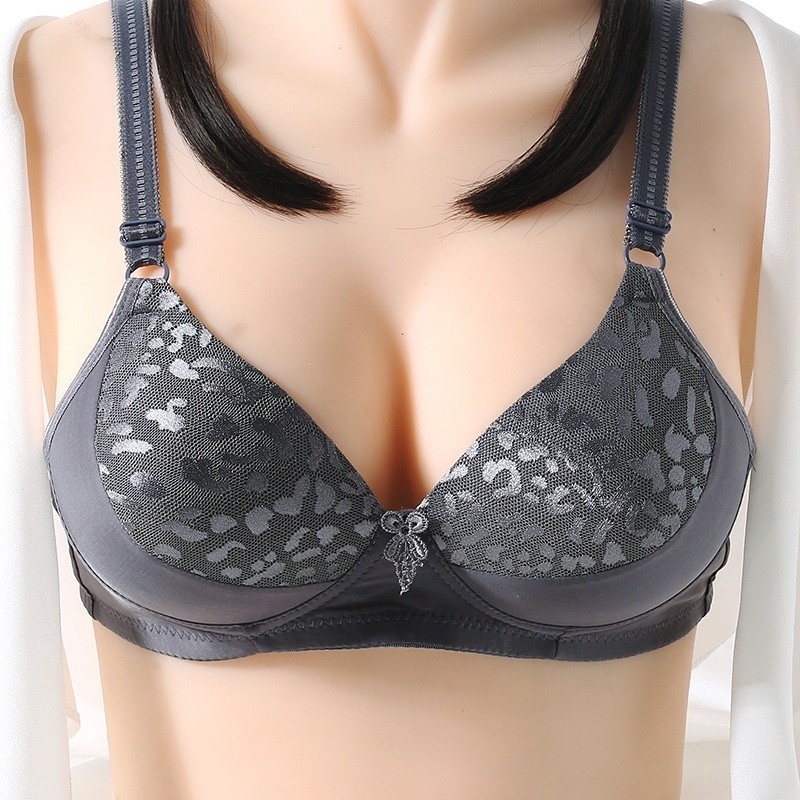 BH090 Bra Jumbo Push Up Motif Macan Bh Wanita Bra Wanita Murah Tanpa Kawat