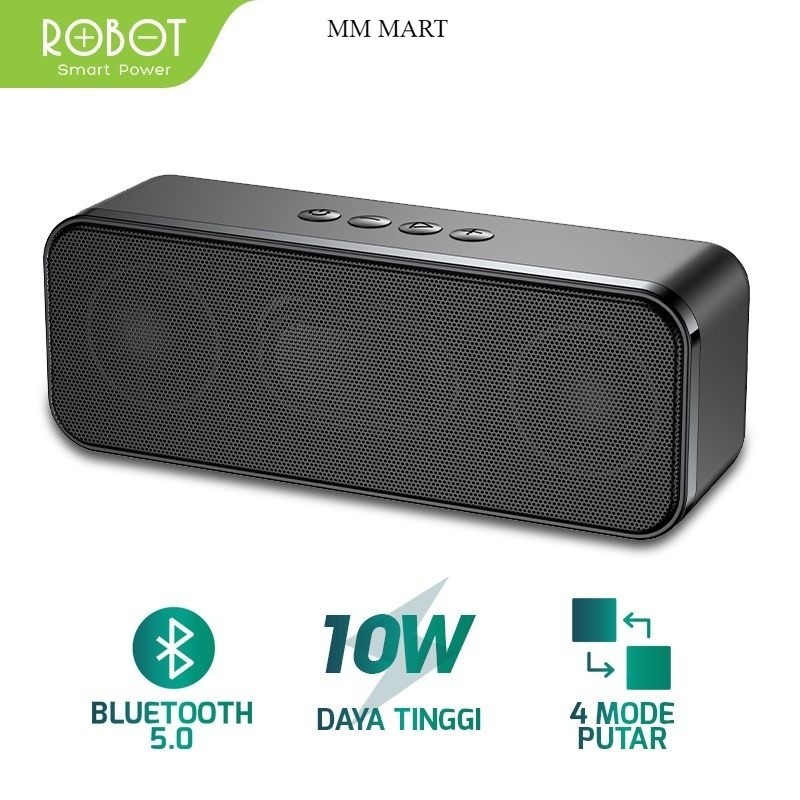 [BISA COD] Robot RB520 Bluetooth 5.0 Wireless Speaker Original