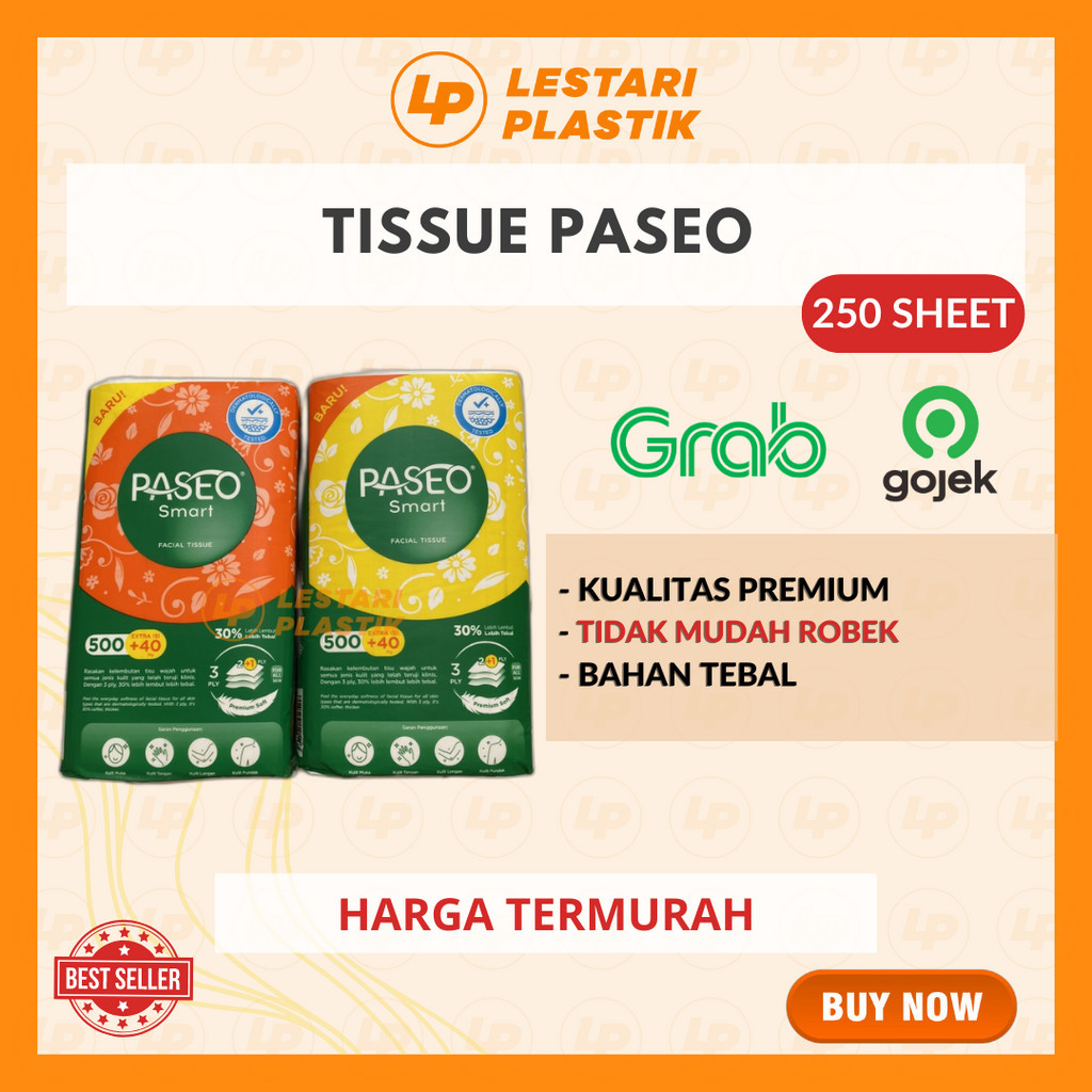 [TERMURAH] TISSUE PASEO 250's SMART TG | Tissue Facial Wajah | Tissue Kotak