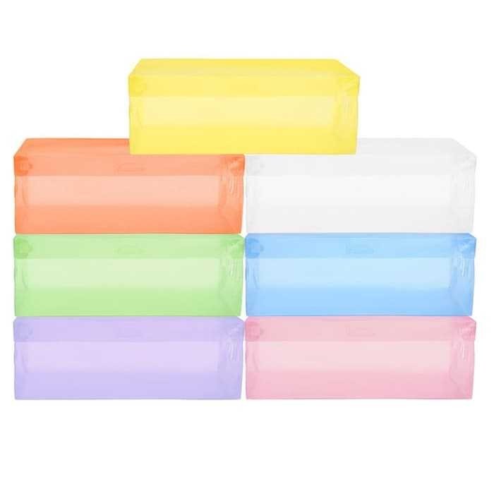 Dus Kotak Sepatu Sandal Transparan - Shoes Box Plastic Foldable