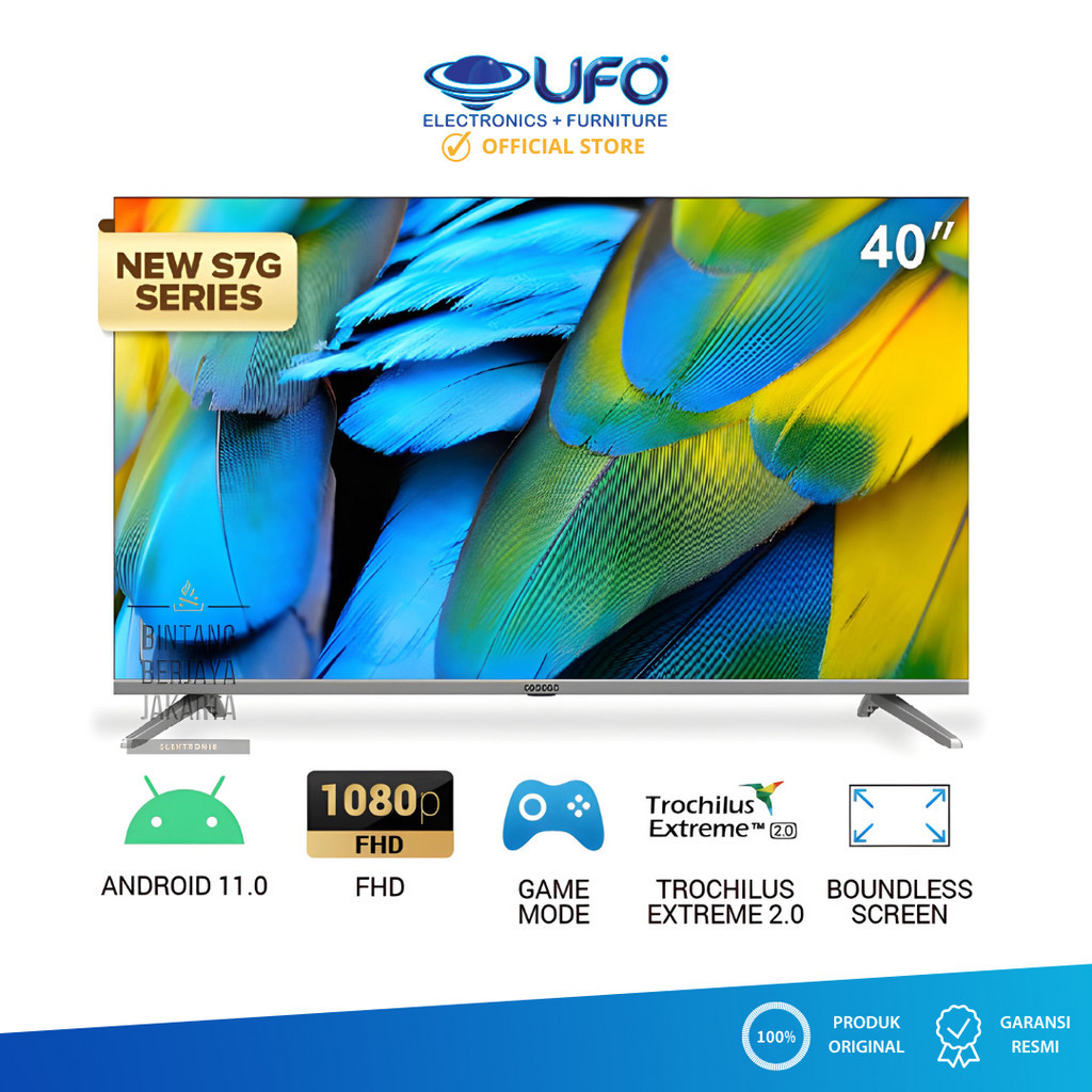 Coocaa 40 Inch LED Smart TV Android 11.0 40CTD6500