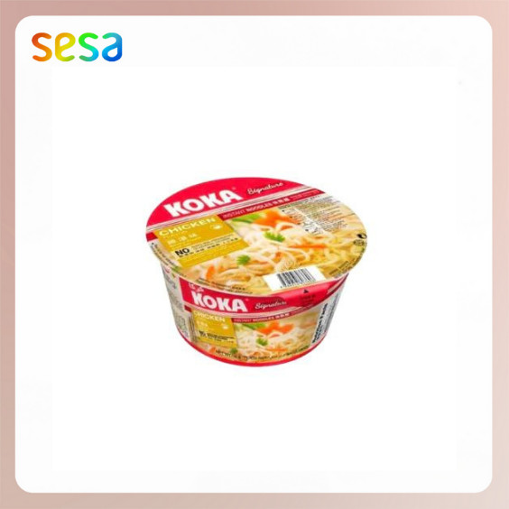 

KOKA Chicken Original Bowl 90gr - Mie Instan Makanan Praktis