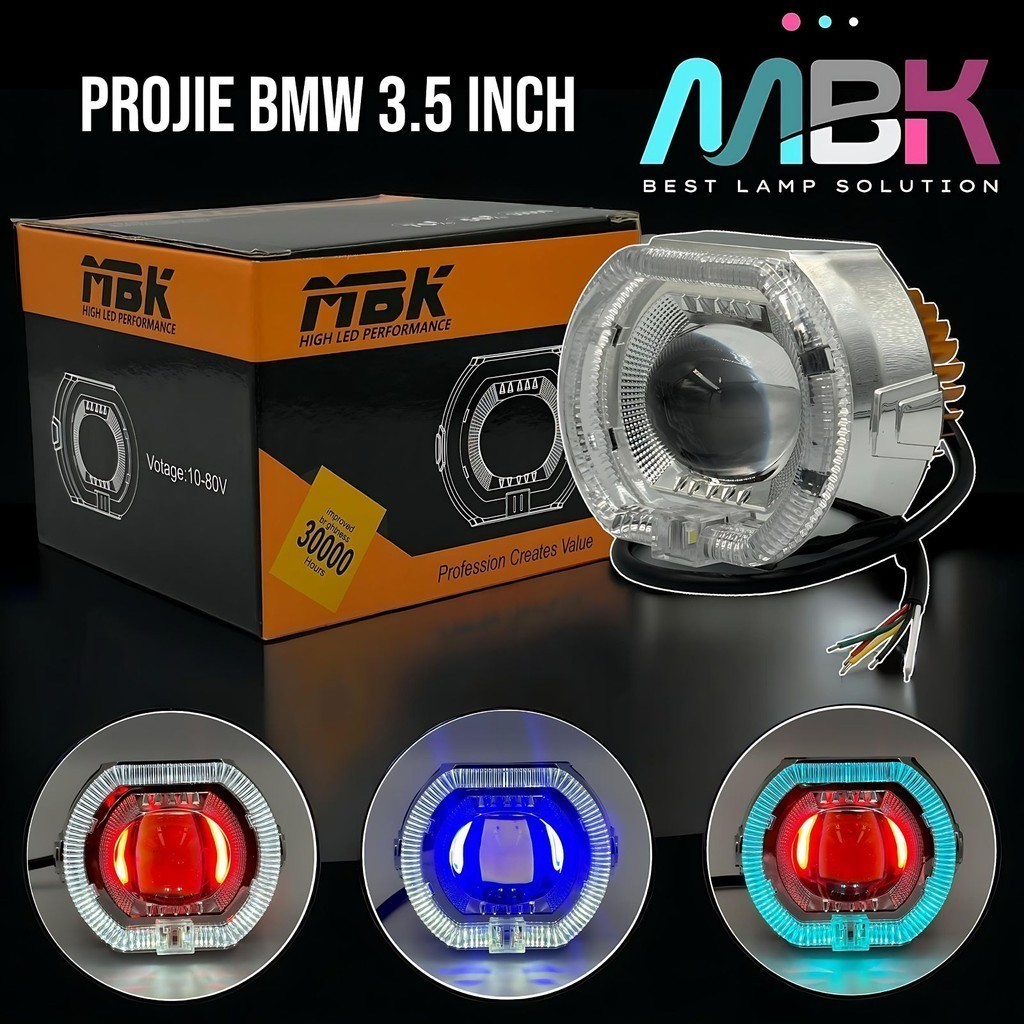 Lampu PROJIE Lampu Depan Motor PROJIE BILED BMW 3.5 Inch