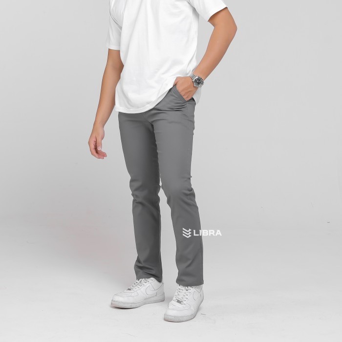 Celana Chino Pria / Celana Panjang - Navy, M