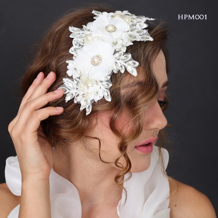 Hairpiece Aksesoris Pengantin / Hiasan Rambut Pengantin / Hiasan Rambut Bunga Rambatan Hpm001