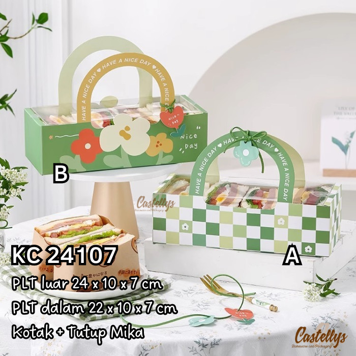 

Kotak Box KC 24107 Cookies Cake Bolu Kue Kering Nastar Spiku Lebaran