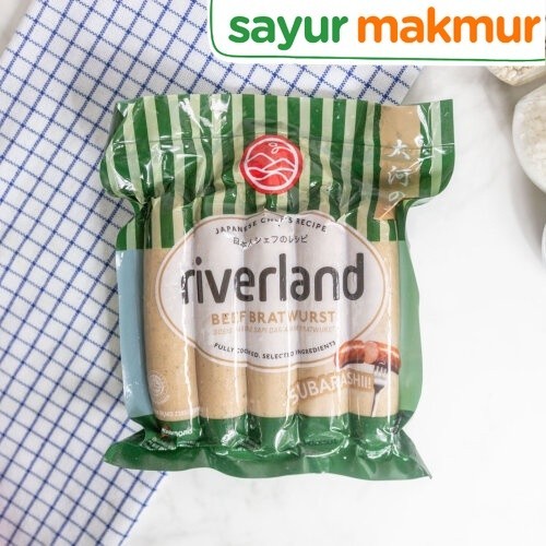 

Riverland Beef Bratwurst Sausage 360 gram Sayurmakmur
