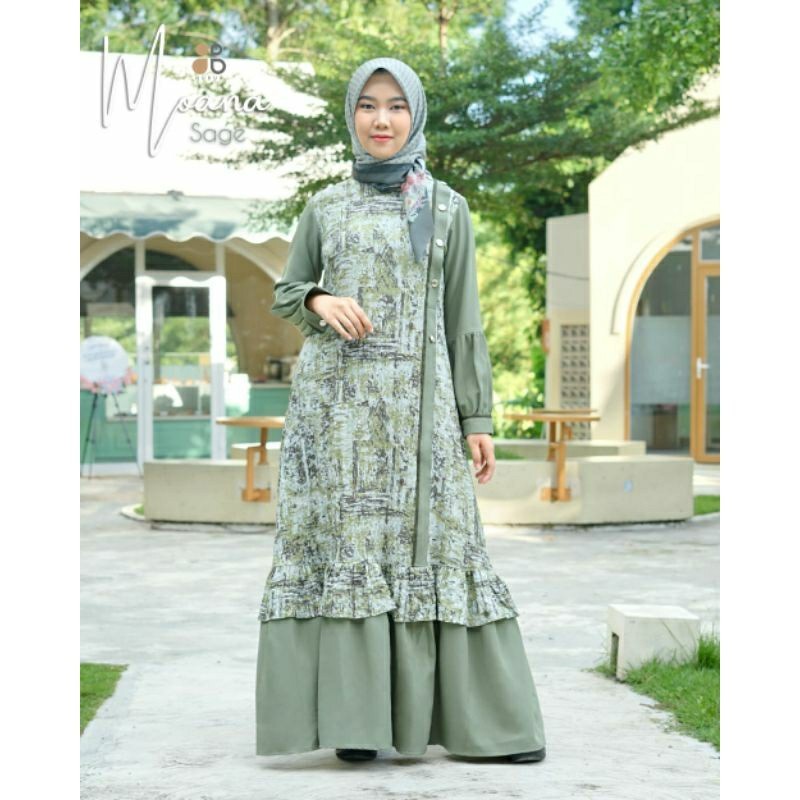 Nubua Moana Dress Gamis Terbaru