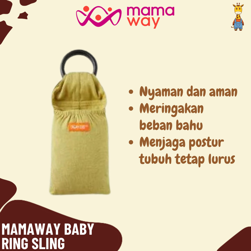 Mamaway Baby Ring Sling - Gendongan Ring Baby