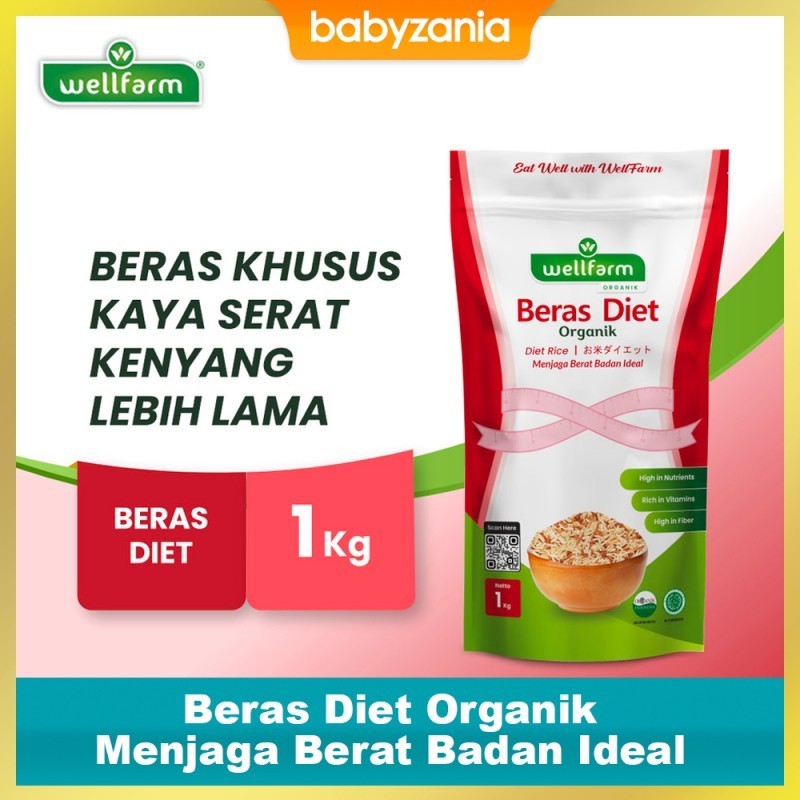 

WellFarm Beras Diet Organik Kaya Serat / Organic Diet Rice 1 kg