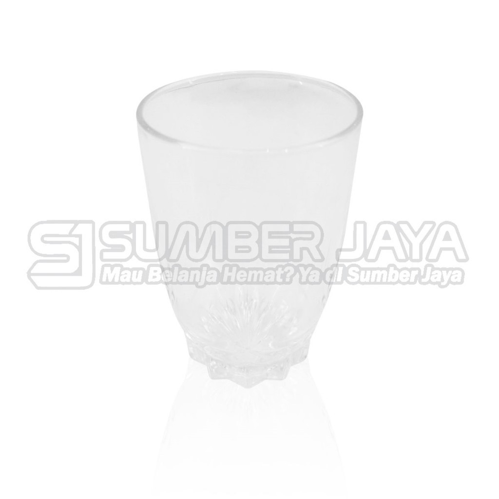 Gelas Kaca Belimbing 509 Gelas Blimbing Gelas Jadul 250ml Gelas Kopi/Teh