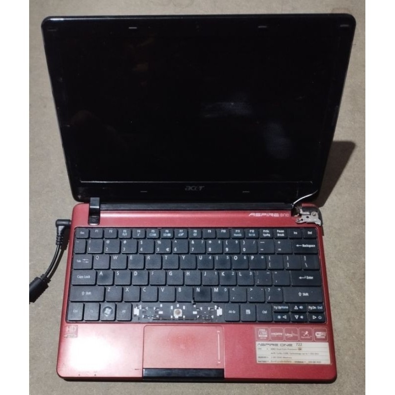 Notebook Acer Aspire One 722 AMD C60 DDR3