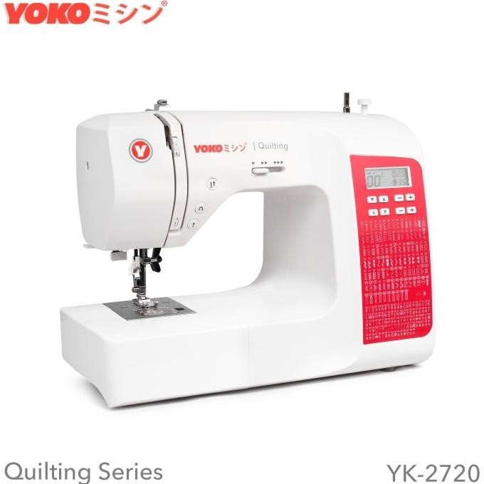Promo Ramadhan Mesin Jahit Portable Yoko Quilting Yk-2720 (Digital & Computerised)