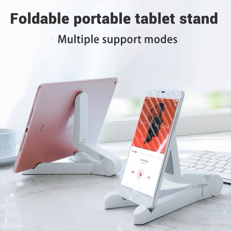 Holder HP Stand Lipat V Foldable Tablet Ipad Android Handphone Penyangga Serbaguna G38