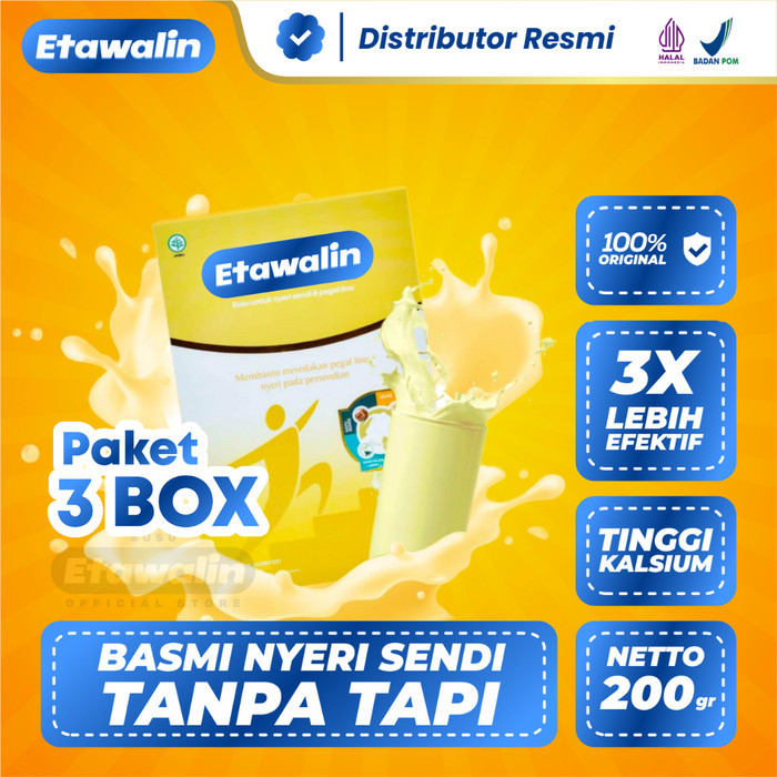 

[BIG SALE] TERLARIS Susu Etawalin Atasi Nyeri Sendi dan Tulang Kebas ISI 3 BOX