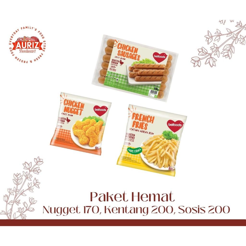 

BELFOODS Paket Nugget Hemat Murah