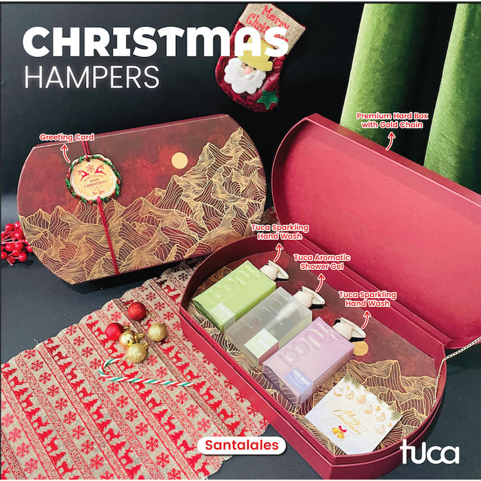 

[[New Arrival]]- Hampers Christmas Kado Natal Special Design - Hempers Gift Box Tuca - Santalales