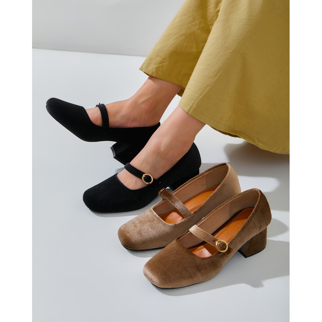 Vimemo Zora Heels - Sepatu Mary Jane Heels 5cm