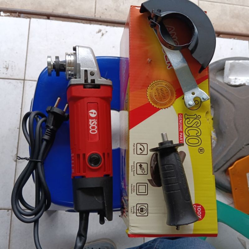 Gerinda Tangan 4" slepan / angel grinder 4" ISCO