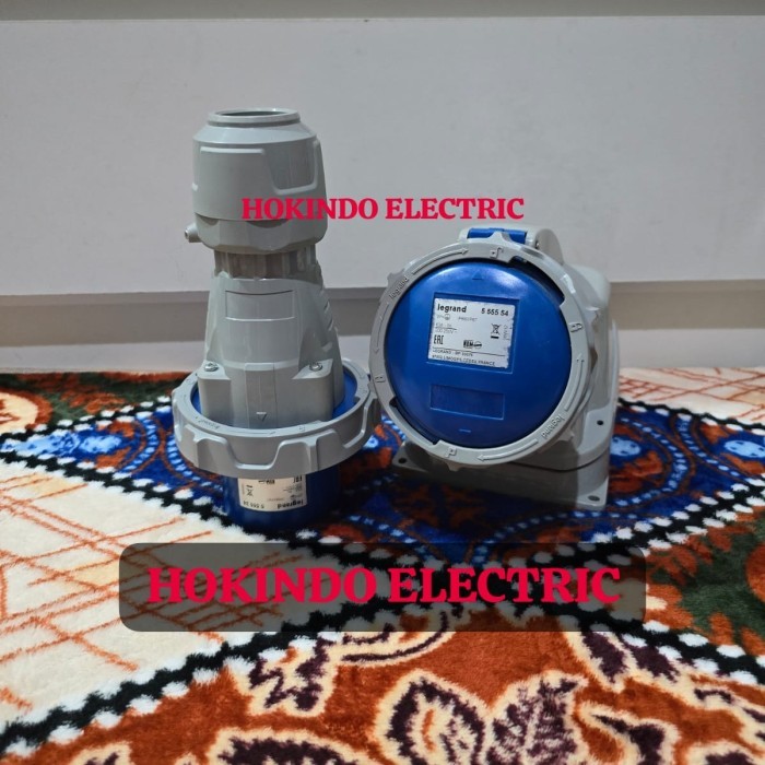 1SET SURFACE MOUNTING LEGRAND 3PIN 63A IP67 LEGRAND 555554 + 555524