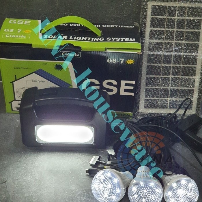 Solar Lighting System Lampu Emergency Tenaga Matahari Panel surya