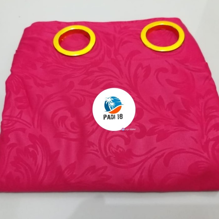 NAYY GORDEN POLOS EMBOS PINTU JENDELA SMOKERING 12 LUBANG MURAH MAROON - Merah Cabe