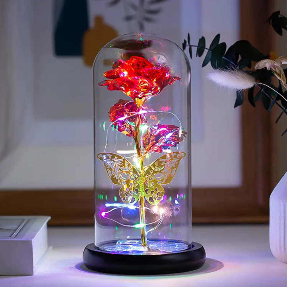 

TaffHOME Lampu Meja Hias LED Mawar Galaksi Multicolor - SR142 TERLARIS