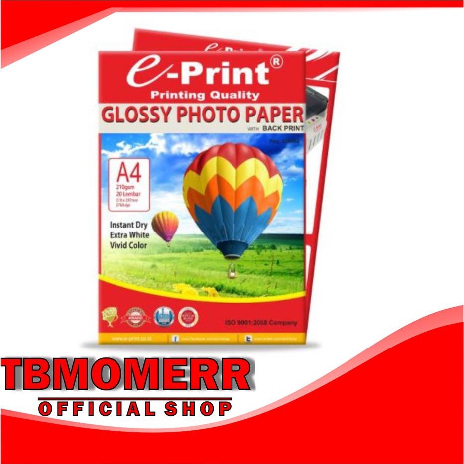 

PAPER PHOTO EPRINT GLSY A4/20SH 210GSM E-PRINT 621195079