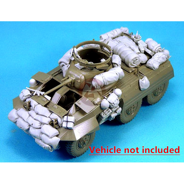 

M322# 1/35 Resin Model Stowage set for M8 Greyhound Unpainted Unassambled