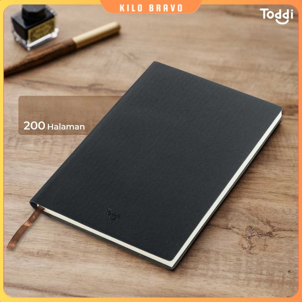 

Toddi Buku Jurnal Leather Notebook Diary 68GSM 200 Halaman Grid - TD100