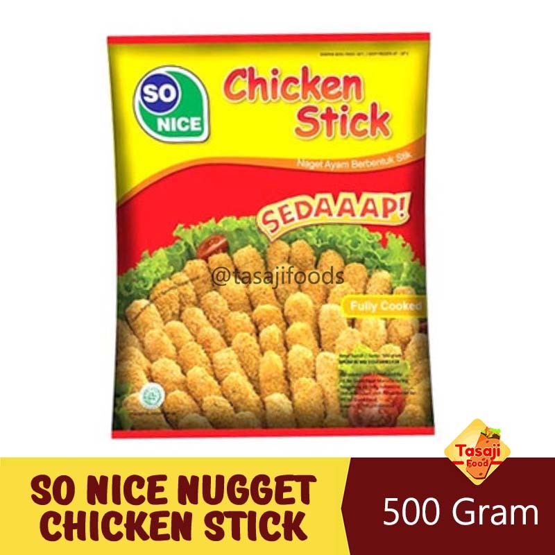 

So Nice Sedap Chiken Nugget Stick 500 Gram