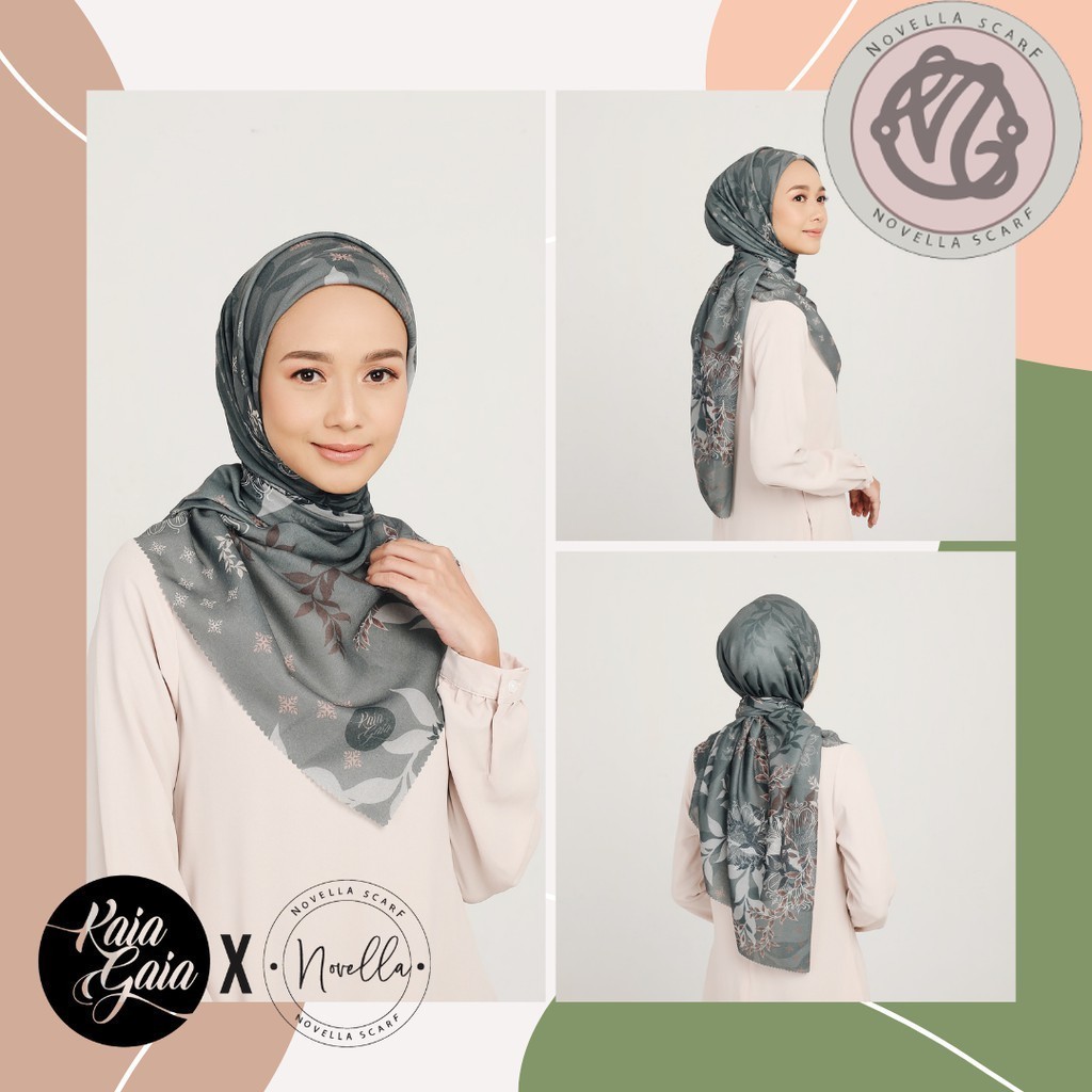 AZKIA | THE NOVELLA SCARF X KAIAGAIA (Superfine Voal Hijab Premium)