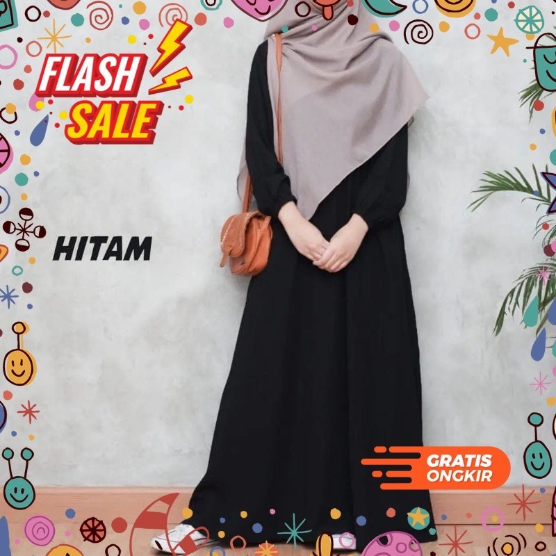 MEGASALE / Big sale promo gamis turkey suadi - jubah polos anak dan dewasa - dress terbaru dan kekin