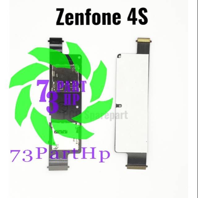 New Ori Flexible Connector Dual SIM Card Asus Zenfone 4S - A450CG A450 T00Q Fleksibel Konektor Simca