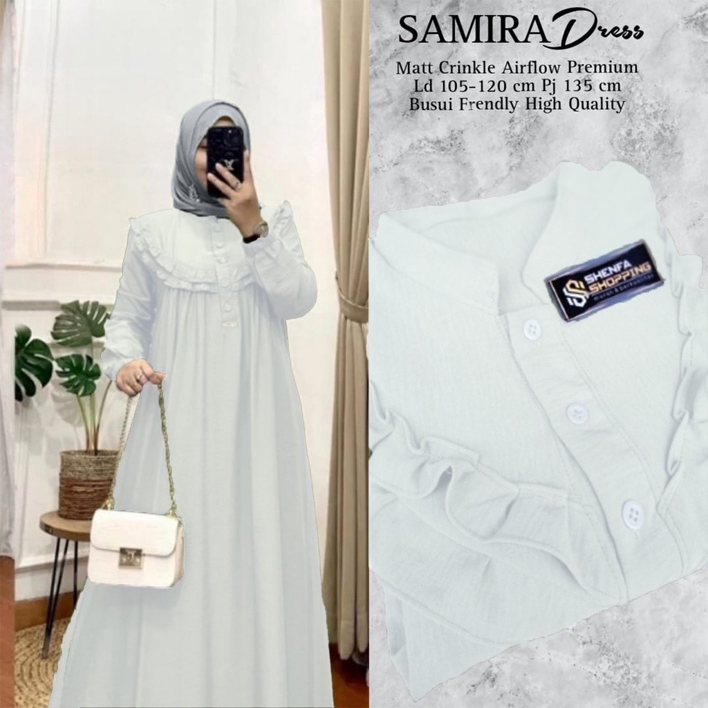 GAMIS CRINKLE AIRFLOW TERBARU 2024 / GAMIS CRINKLE LD 120